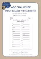 Προεπισκόπηση - Φύλλα εργασίας - Brown Owl and the Pancake Mix - ABC CHALLENGE - Εξώφυλλο