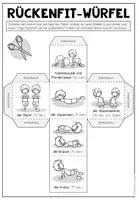 Vorschau - Spiele - RÜCKENFIT - Würfel Bastelvorlage - Seite 3