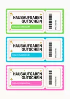 Vorschau - Bildkarten - Hausaufgabengutscheine - Seite 2