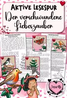 Vorschau - Arbeitsblätter - Aktive Lesespur zum Valentinstag: Der verschwundene Liebeszauber - Deckblatt