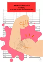 Vorschau - Arbeitsblätter - Übungsblatt Konjugation: erste französische Verben - 1 - Deckblatt