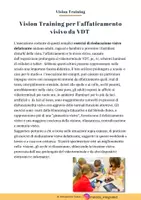 anteprima - Esercizi - Esercizi defaticanti: Vision Training per lo stress visivo - Pagina 1