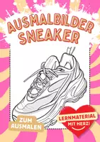 Vorschau - Arbeitsblätter - Sneaker Turnschuhe Ausmalbilder Fensterbilder Mandala Bilder ausmalen - Deckblatt