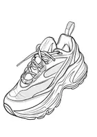 Vorschau - Arbeitsblätter - Sneaker Turnschuhe Ausmalbilder Fensterbilder Mandala Bilder ausmalen - Seite 2