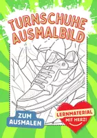 Vorschau - Arbeitsblätter - Kunst Sneaker designen Turnschuhe zum Ausmalen Ausmalbilder - Deckblatt