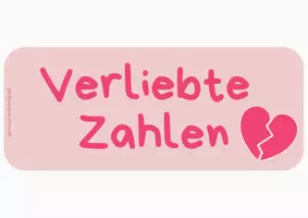 Vorschau - Poster - Verliebte Zahlen (Tafelmaterial:Bildkarten) - Seite 2