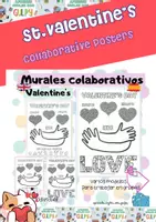 Vista previa - Manualidades / Dibujos para colorear - St Valentine's collaborative and individual posters - Portada