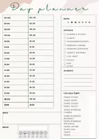 anteprima - Poster - Planner Giornaliero - gestione del tempo - Pagina di copertina