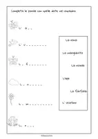 anteprima - Esercizi - La primavera, attività didattica - Pagina 1