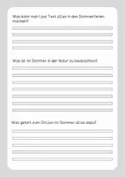 Vorschau - Arbeitsblätter - Lesetext (Lesetandem) "Der Sommer" - mit Fragen zum Text - Seite 3