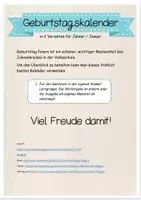 Vorschau - Poster - Geburtstagskalender - Seite 2