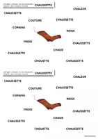 Aperçu - Feuilles d'exercices - Exploitation pédagogique LA CHAUSSETTE version portrait 2 - Page 2