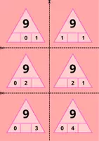Vista previa - Tarjetas / Manipulativos - DESCOMPOSICIÓ FINS AL 9.DESCOMPOSICIÓN HASTA EL 9 - página 1