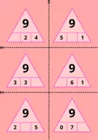 Vista previa - Tarjetas / Manipulativos - DESCOMPOSICIÓ FINS AL 9.DESCOMPOSICIÓN HASTA EL 9 - página 3
