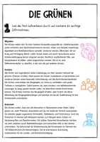 Vorschau - Arbeitsblätter - Bundestagswahl 2025 - Wahlprogramme im Vergleich - Seite 1
