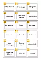 Vorschau - Arbeitsblätter - Minibuch + juego: La rutina diaria - Seite 3