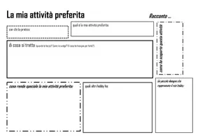 Vorschau - Arbeitsblätter - La mia attività preferita - Seite 1