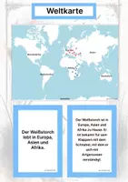 Vorschau - Stationenlernen - Der Weißstorch – Steckbrief inklusive – Tiere Europas – Montessori Lernkarten (Kontinente entdecken) - Seite 2