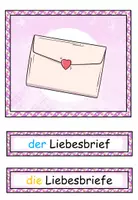 Vorschau - Bildkarten - Bildkarten "Valentinstag" DaZ / DaF / Deutsch - Seite 1