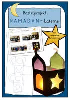 Vorschau - Mal- und Bastelvorlagen - Ramadan-Laterne basteln / Bastelprojekt Ramadan - Deckblatt