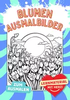 Vorschau - Arbeitsblätter - Blumen Ausmalbilder Fensterbilder Mandala Bild ausmalen - Deckblatt