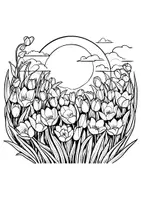 Vorschau - Arbeitsblätter - Blumen Ausmalbilder Fensterbilder Mandala Bild ausmalen - Seite 2