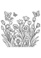 Vorschau - Arbeitsblätter - Blumen Ausmalbilder Fensterbilder Mandala Bild ausmalen - Seite 3