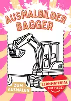 Vorschau - Mal- und Bastelvorlagen - Ausmalbilder Jungen - Deckblatt
