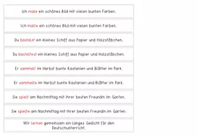 Vorschau - Stundenentwürfe - Präsens & Präteritum | Einführung | Legematerial - Seite 2