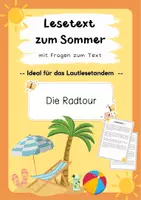 Vorschau - Arbeitsblätter - Materialpaket: 3 Lesetexte (Lesetandem) zum Sommer - mit Fragen zum Text - Seite 1