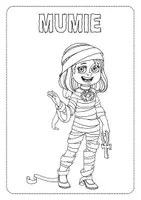 Vorschau - Mal- und Bastelvorlagen - 25 Ausmalbilder: Fasching, Karneval, Fasnacht, Kostüme - Seite 3