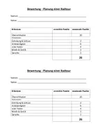 Vorschau - Arbeitsblätter - Freizeit - Planung einer Fahrradtour - Seite 1