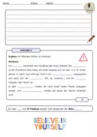 Vorschau - Klassenarbeiten - Test: das Verb/Zeitformen - Seite 3