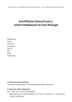 Vorschau - Stundenentwürfe - Blutbestandteile Gruppenpuzzel - UB Blut – mehr als nur eine rote Flüssigkeit? Beschreibung der Blutbestandteile und ihrer Funktionen zur Lösung eines fiktiven Fallbeispiels - Deckblatt
