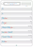 Vorschau - Arbeitsblätter - Buchstaben ä - Seite 1