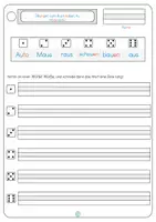 Vorschau - Arbeitsblätter - Buchstaben Au - Seite 3