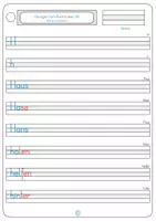 Vorschau - Arbeitsblätter - Buchstaben Hh - Seite 1