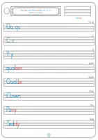 Vorschau - Arbeitsblätter - Buchstaben Qu, Cc, Yy - Seite 1