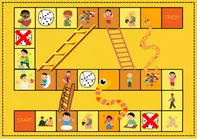 Vorschau - Spiele - Verbs - Schlangenspiel - Seite 1