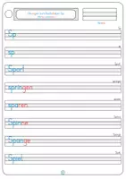 Vorschau - Arbeitsblätter - Buchstaben Sp sp - Seite 1