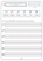 Vorschau - Arbeitsblätter - Buchstaben Vv, Xx - Seite 3