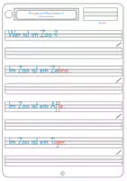 Vorschau - Arbeitsblätter - Buchstaben Zz - Seite 2
