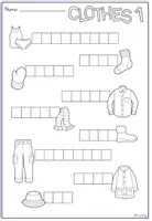 Vorschau - Arbeitsblätter - Clothes Arbeitsblätter für die Grundschule - Seite 3