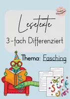 Vorschau - Arbeitsblätter - Materialpaket Lesetexte (differenziert) - Deckblatt