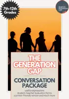 Vorschau - Anderer Materialtyp - The Generation Gap- Middle/High School Conversation Package - Deckblatt