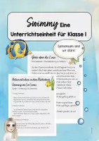 Vorschau - Stundenentwürfe - Swimmy (Leo Lionni) - Eine Unterrichtseinheit für Klasse 1 - Deckblatt