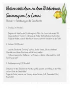 Vorschau - Stundenentwürfe - Swimmy (Leo Lionni) - Eine Unterrichtseinheit für Klasse 1 - Seite 2