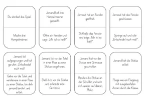 Vorschau - Spiele - Lesespiel "Lustige Aufträge" ab der 2. Klasse - Seite 1