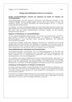 Vorschau - Stundenentwürfe - Information und Bewegung "Allergien und Unverträglichkeiten" - Seite 1