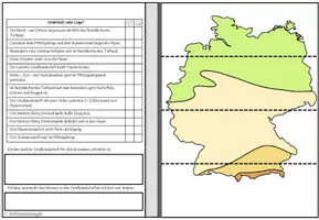 Vorschau - Arbeitsblätter - Großlandschaften Deutschlands (Norddeutsches Tiefland, Mittelgebirge, Alpenvorland, Alpen) - Seite 2